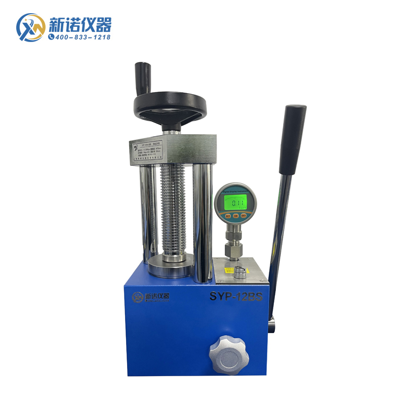 SYP-12BS型 手動粉末壓片機，數顯12噸，二立柱