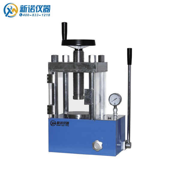 SYP-40CF型 手動粉末壓片機，40噸油壓機，帶防護